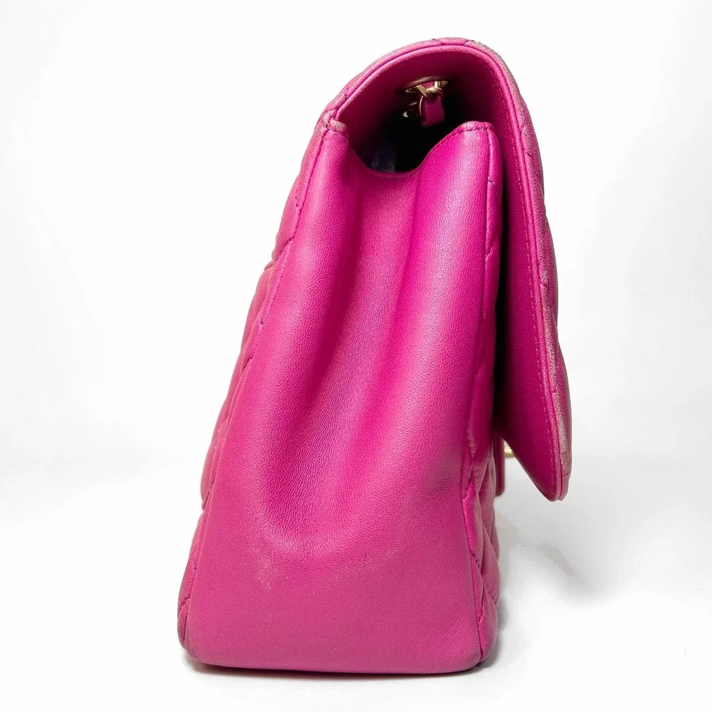 CHANEL Jumbo Mademoiselle Chic Flap Bag Pink - Picture 6 of 16